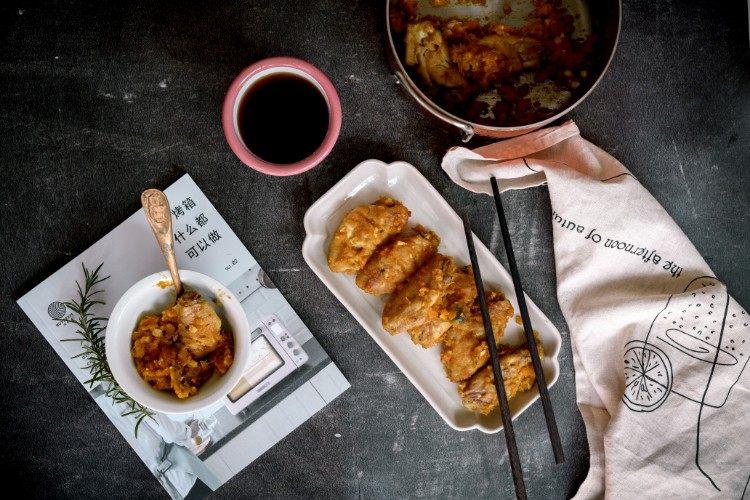 南瓜蛋黄焗鸡翅【10月北鼎烤箱食谱】的做法