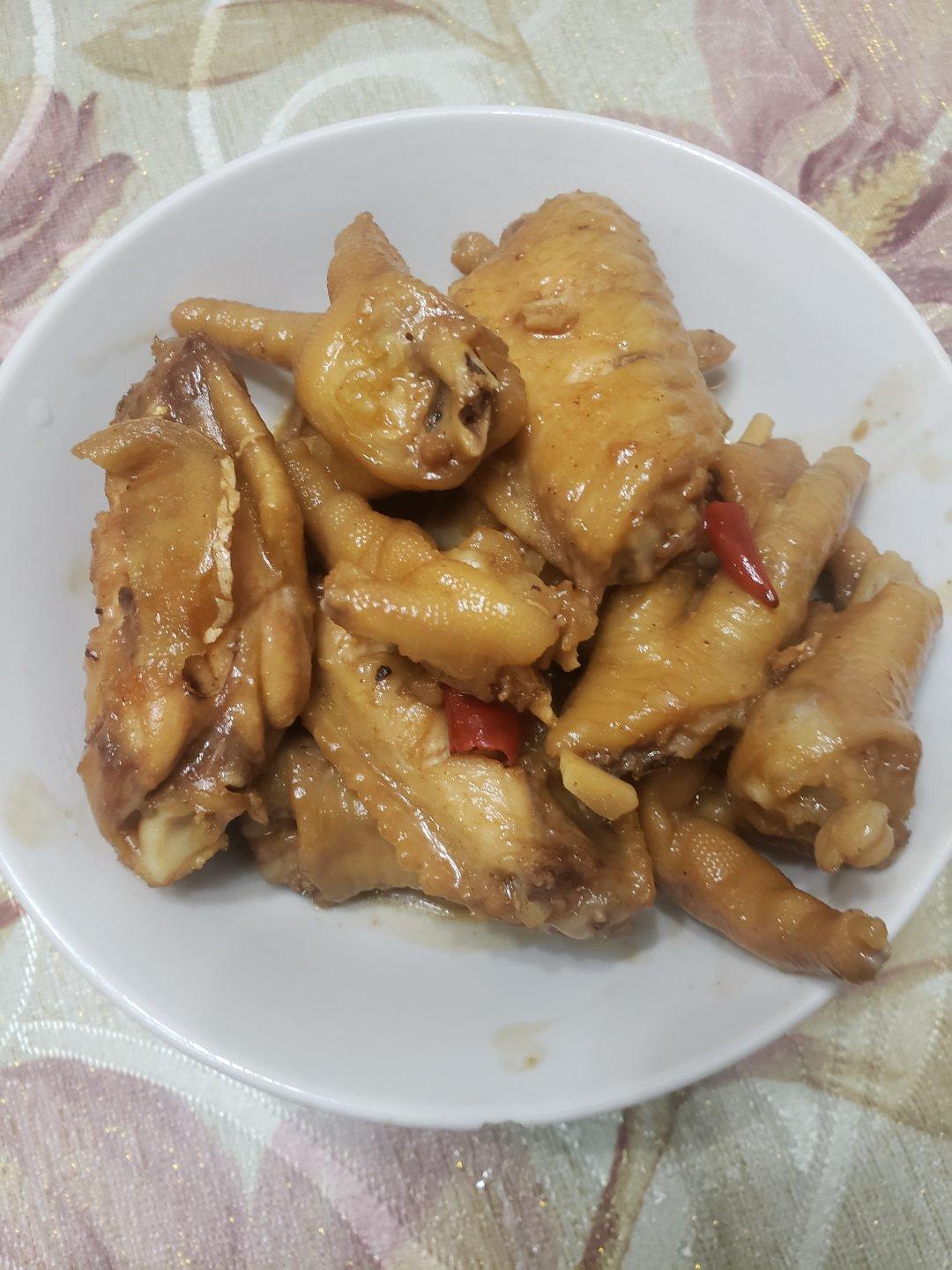 香辣烧鸡爪