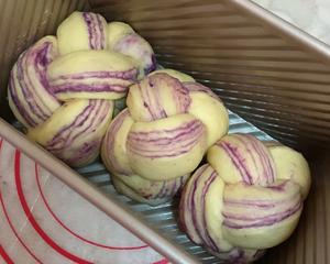 紫薯大理石纹吐司的做法 步骤12
