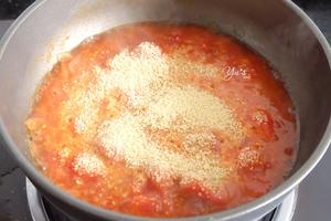 低脂番茄菜花古斯古斯焗蛋的做法 步骤8