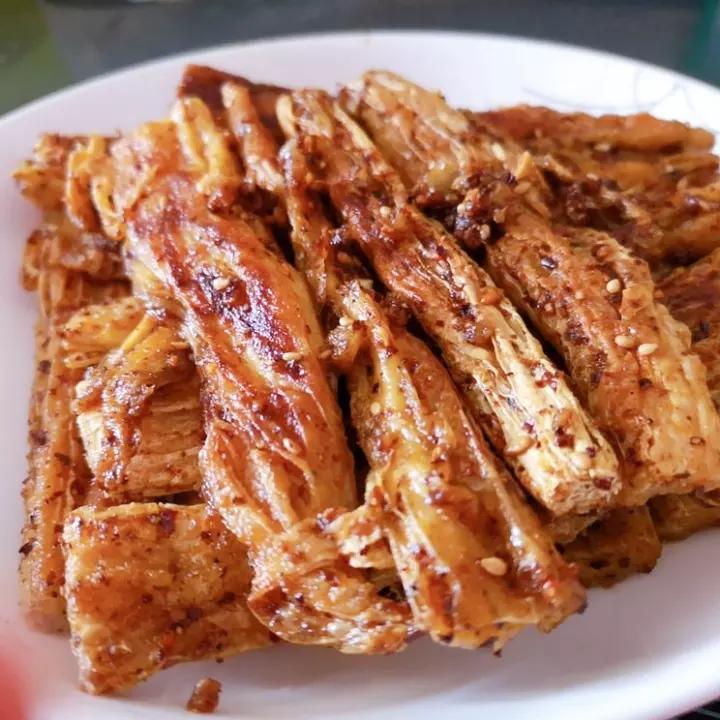 自制腐竹辣条