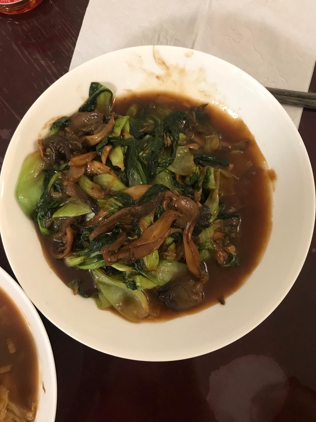 入味的香菇油菜