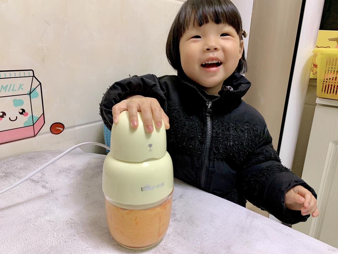 🌸胡萝卜小饼&胡萝卜苹果泥🥕的做法 步骤3