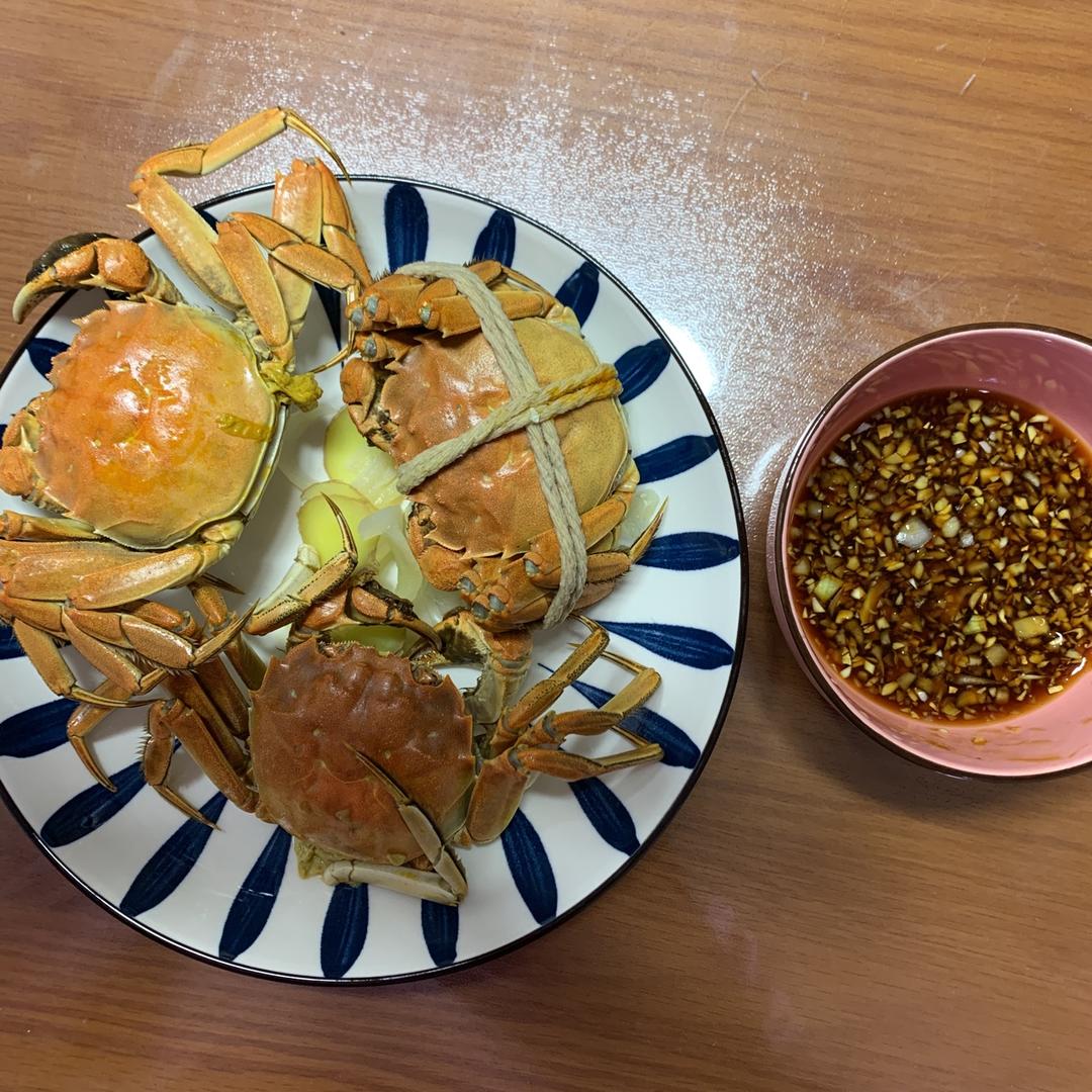 清蒸大闸蟹