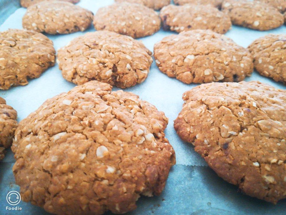 🍪燕麦红糖饼干—健康♥酥脆♥快手♥零失败