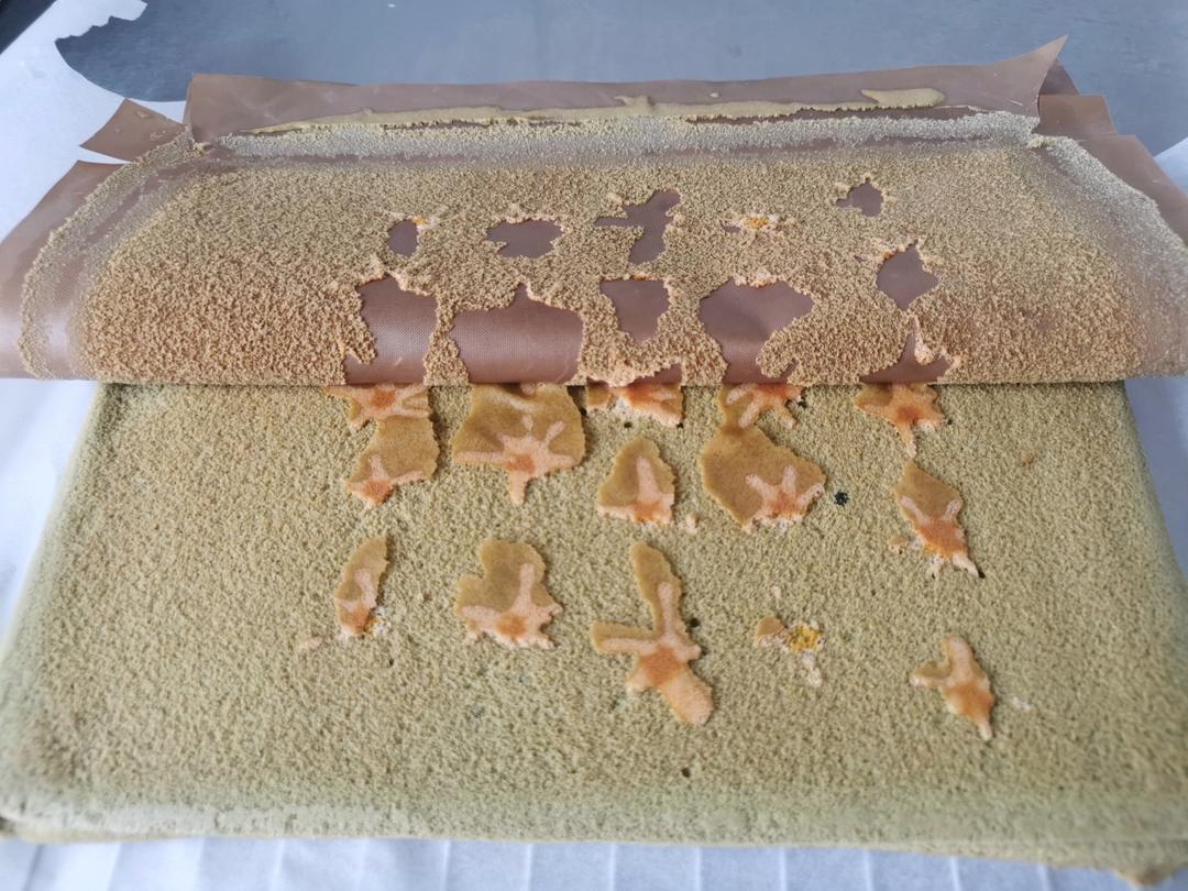 小清新雏菊蛋糕卷