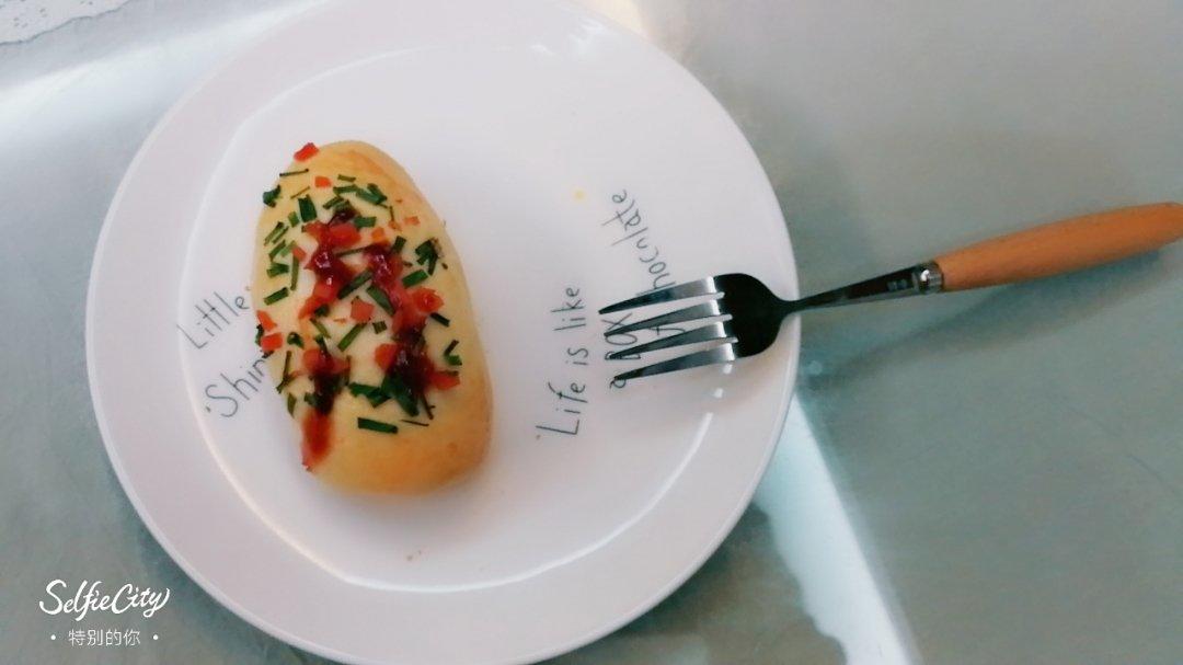 香葱火腿肉松面包