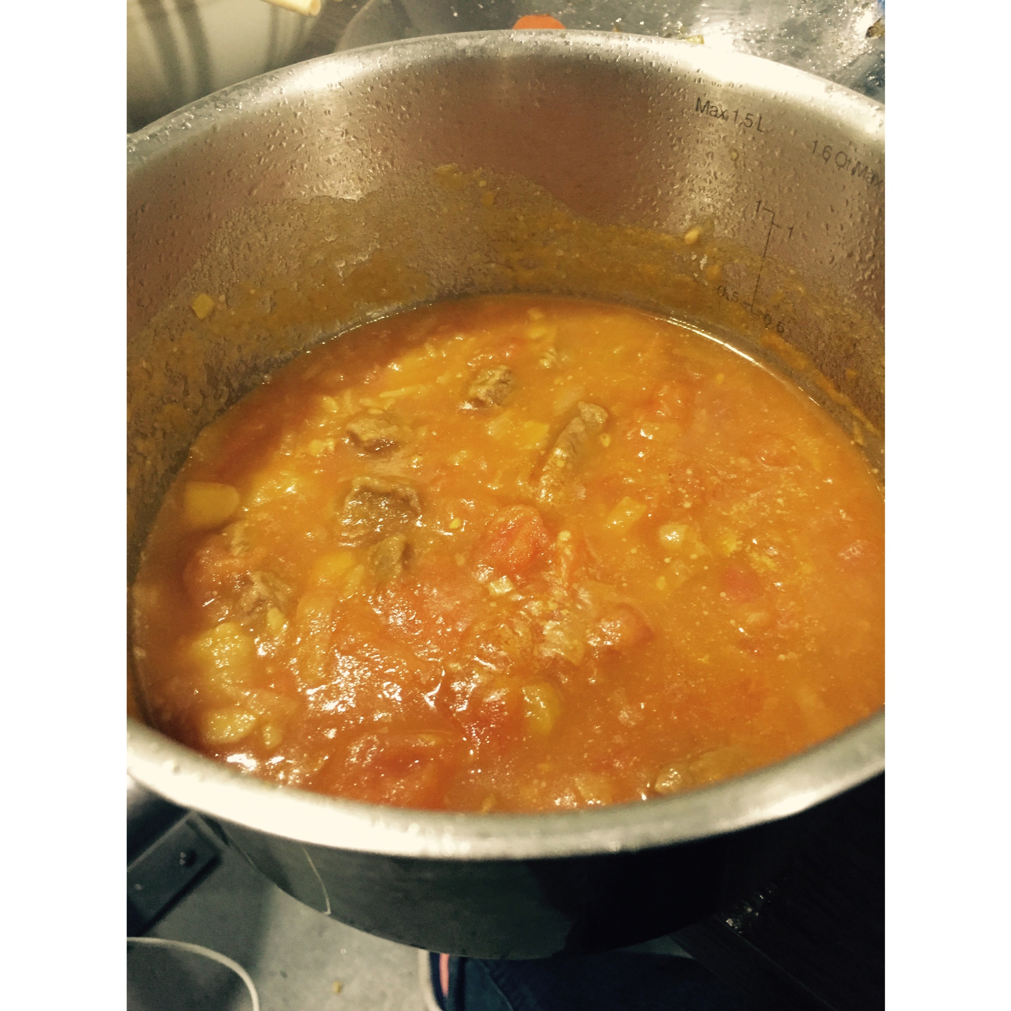 西红柿牛腩土豆