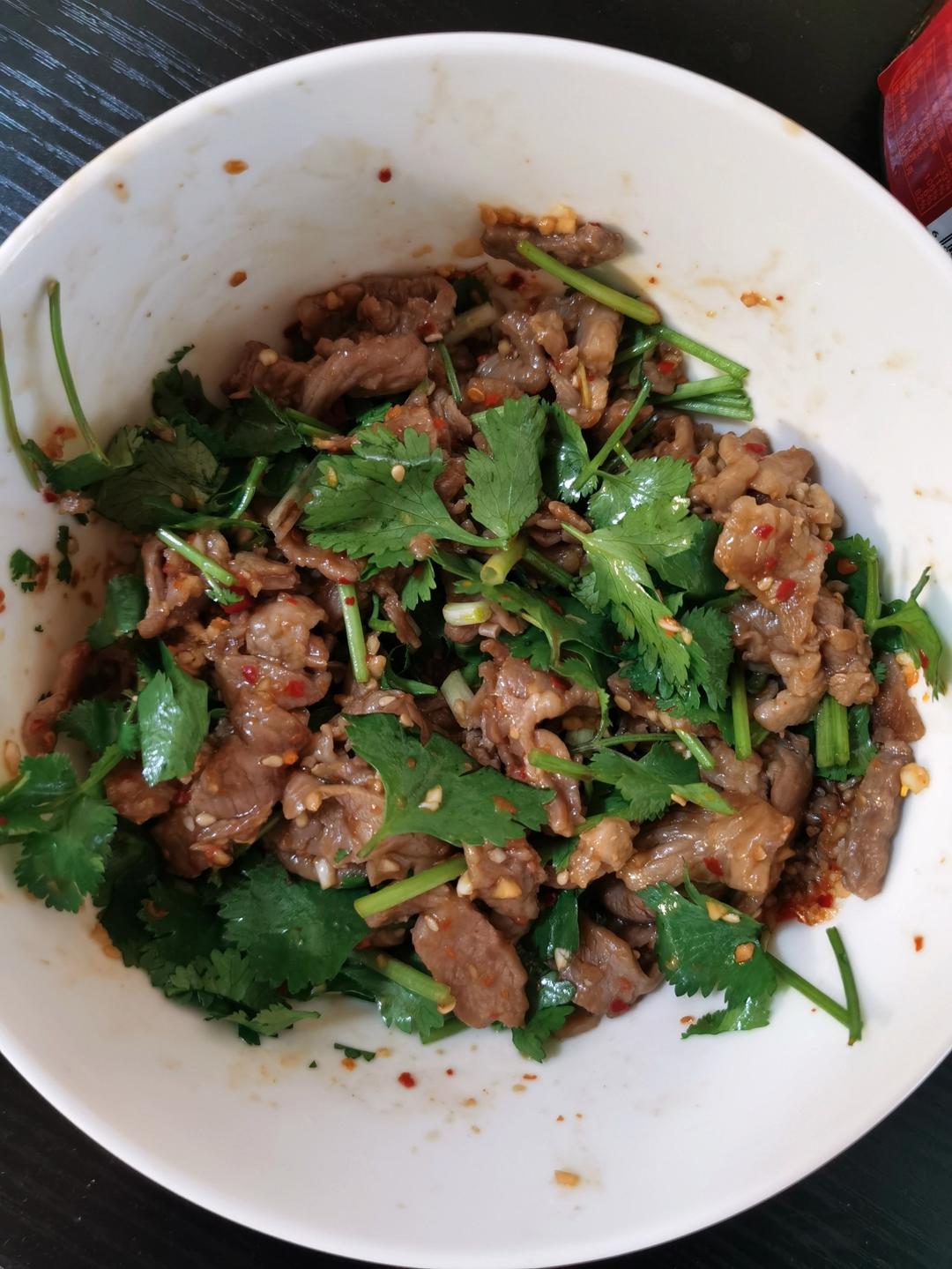 超级快手香菜拌牛肉