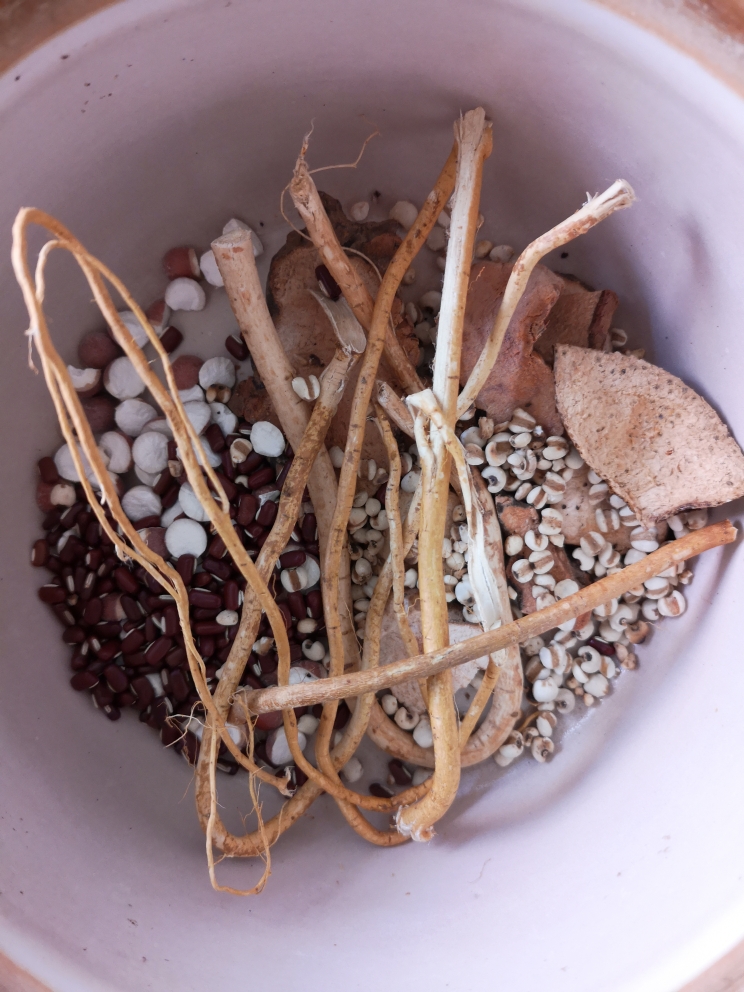 五指毛桃土茯苓薏米芡实祛湿茶的做法