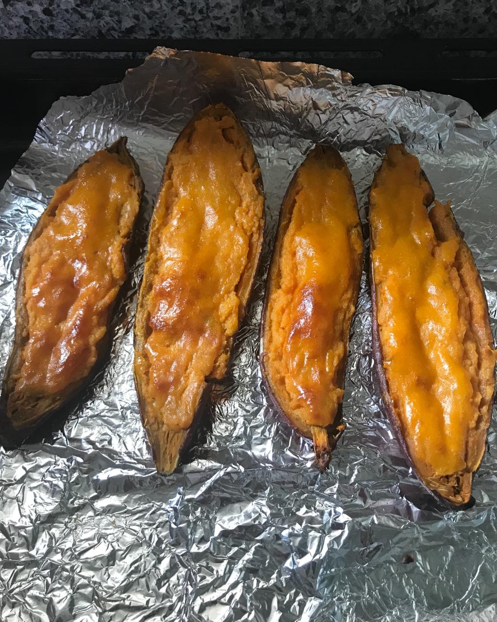 芝士奶油焗红薯