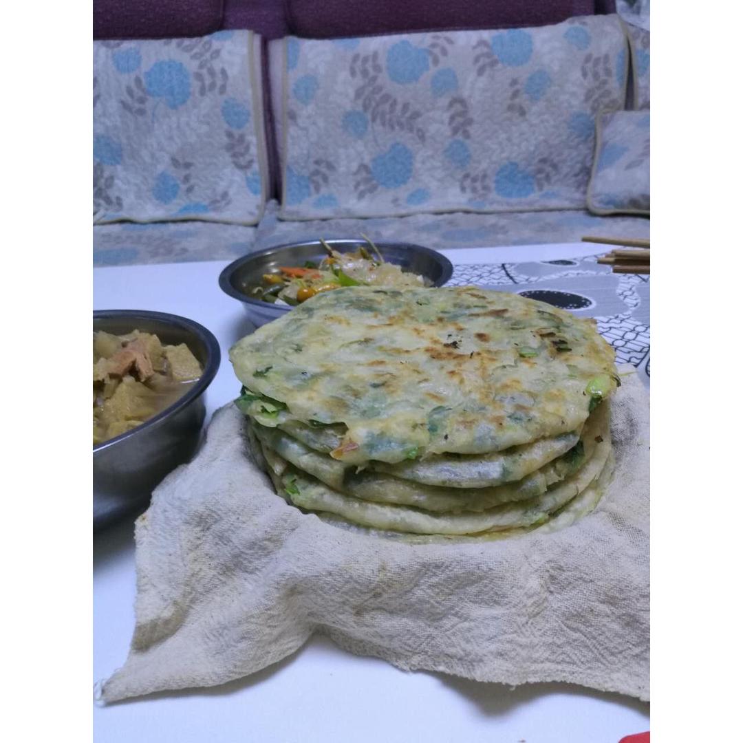 家常手撕饼（麻酱+葱油双拼）