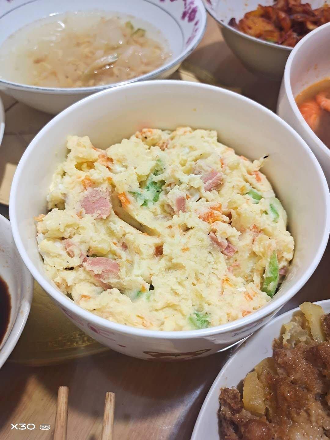 🔥零失败❗️低脂鸡蛋土豆泥沙拉🥗爆好吃