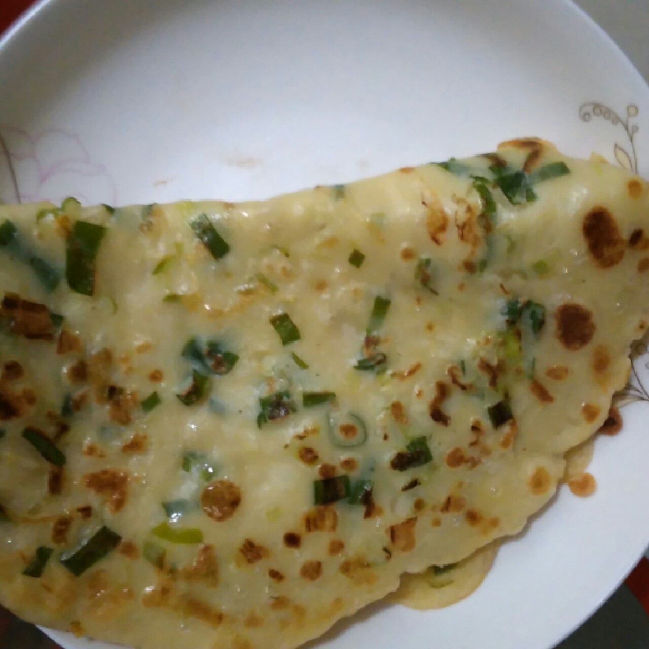 鸡蛋葱花饼