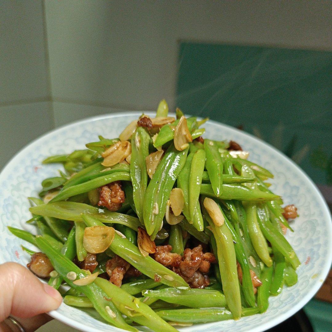 豆角炒肉丝