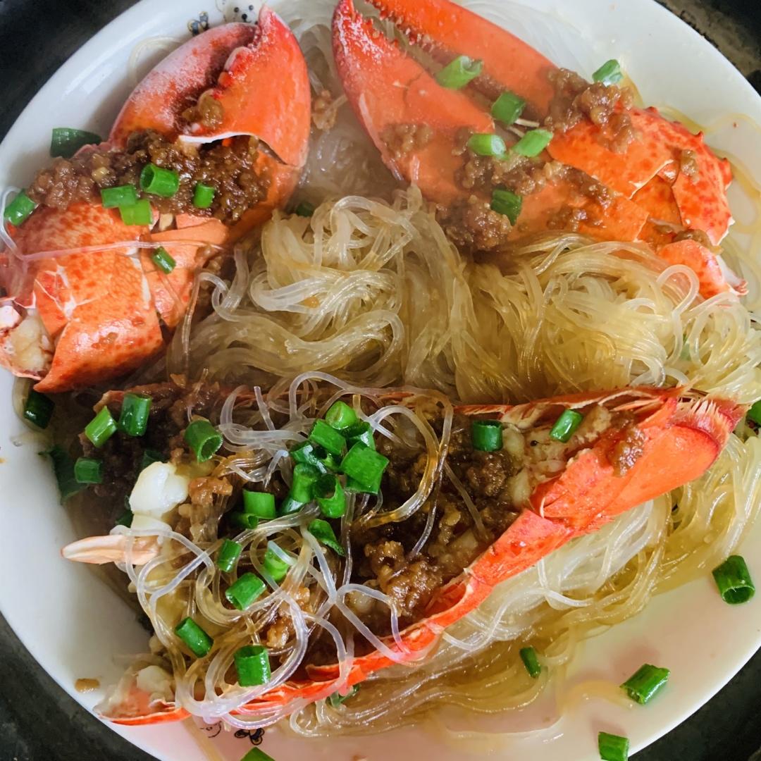 蒜蓉粉丝蒸龙虾（小青龙）