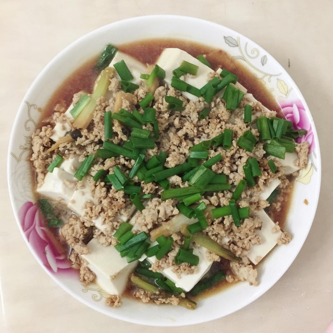 肉末蒸豆腐