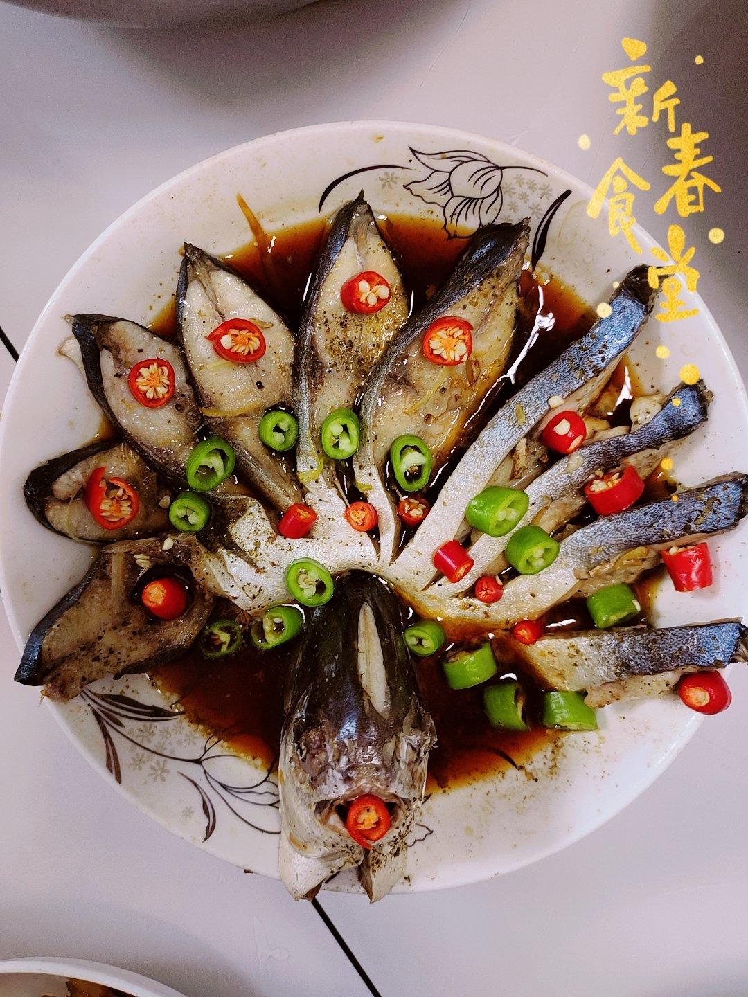 清蒸孔雀开屏鱼