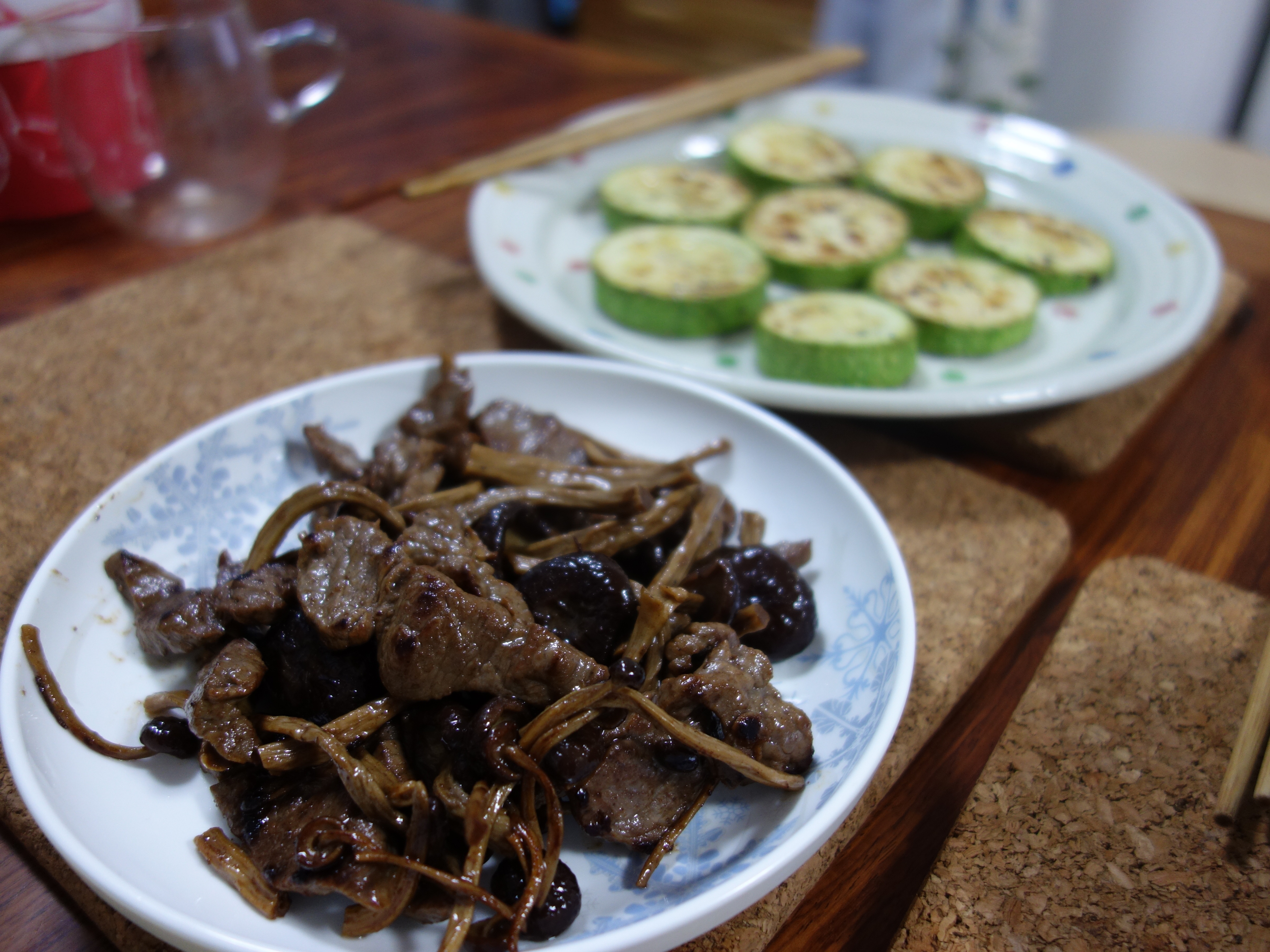 茶树菇炒羊肉