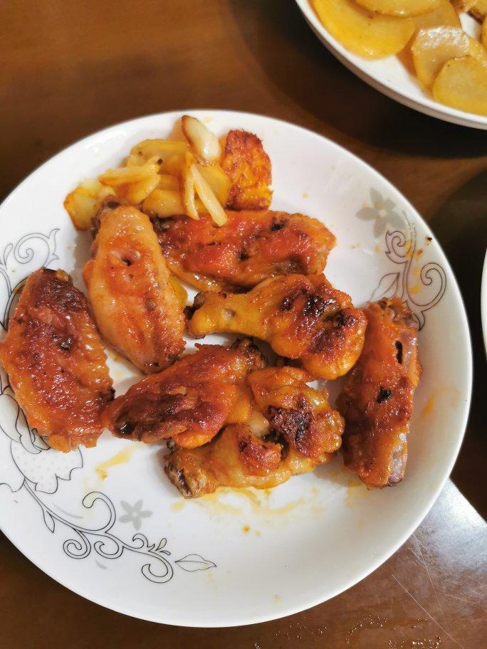 电饼铛香煎鸡翅