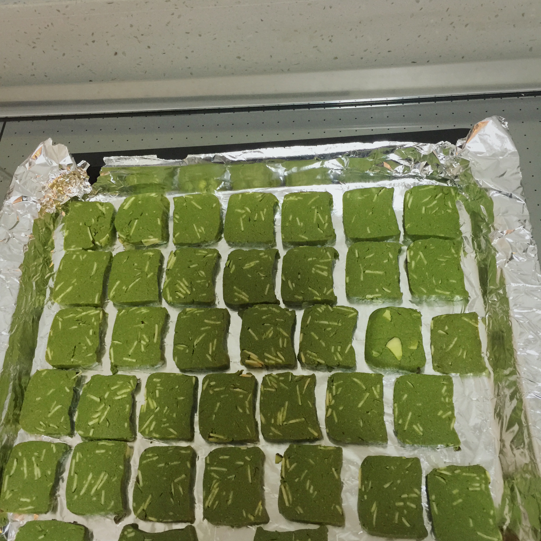 抹茶杏仁饼干
