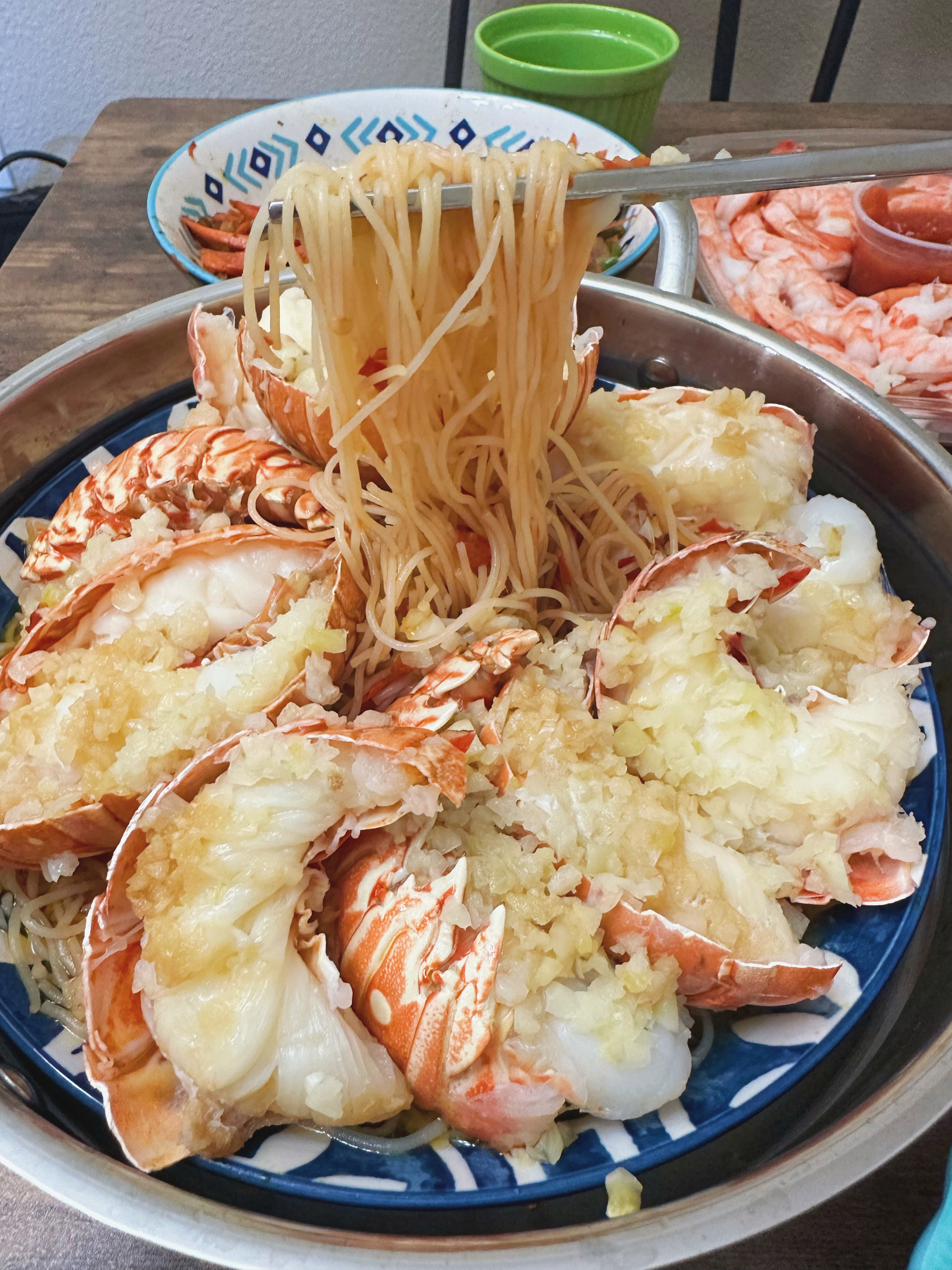 Costco龙尾虾🔥香辣蒜香味的做法
