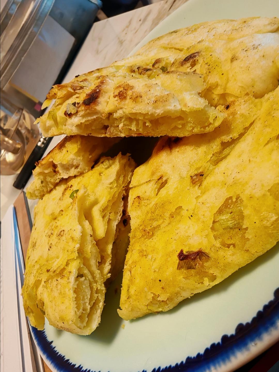 发面葱油酥饼