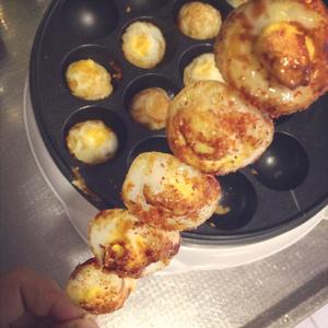 家庭版烤鹌鹑蛋（章鱼烧烤板）的做法 步骤5