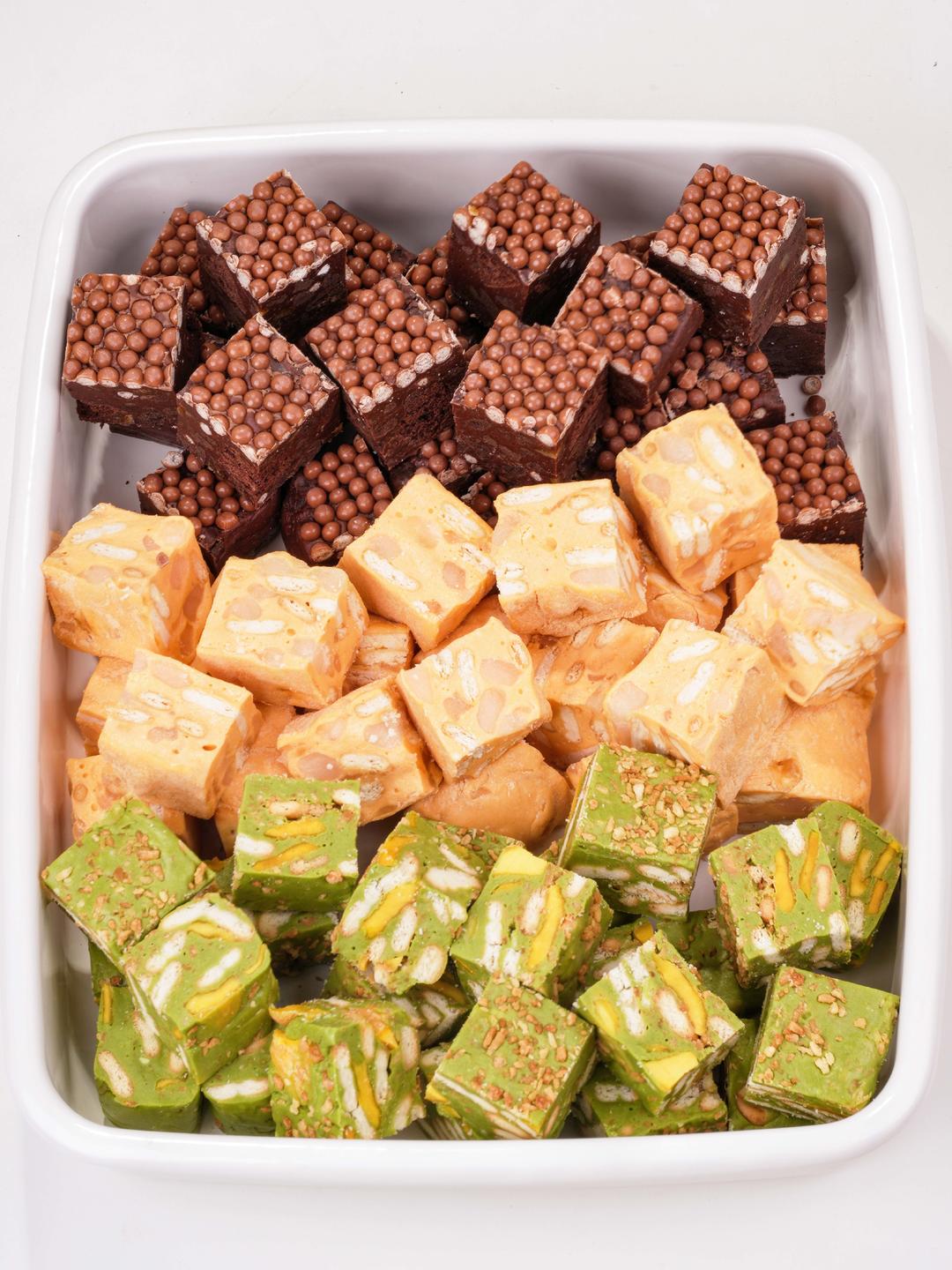 3款最新雪花酥配方 巧克力布朗尼 超软豆乳年糕 斑斓椰香！