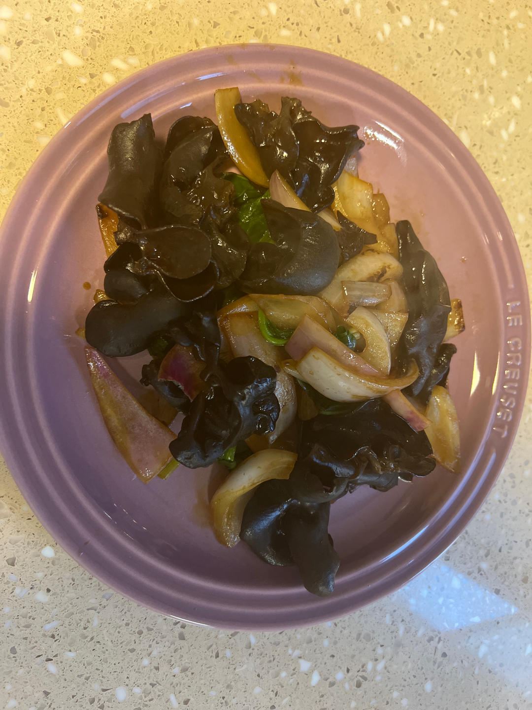 木耳炒洋葱