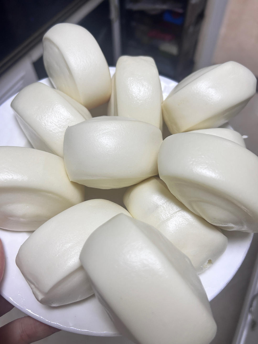 🔥免手揉水光肌馒头—拯救不会揉面的南方妹子（含操作视频）压面机版