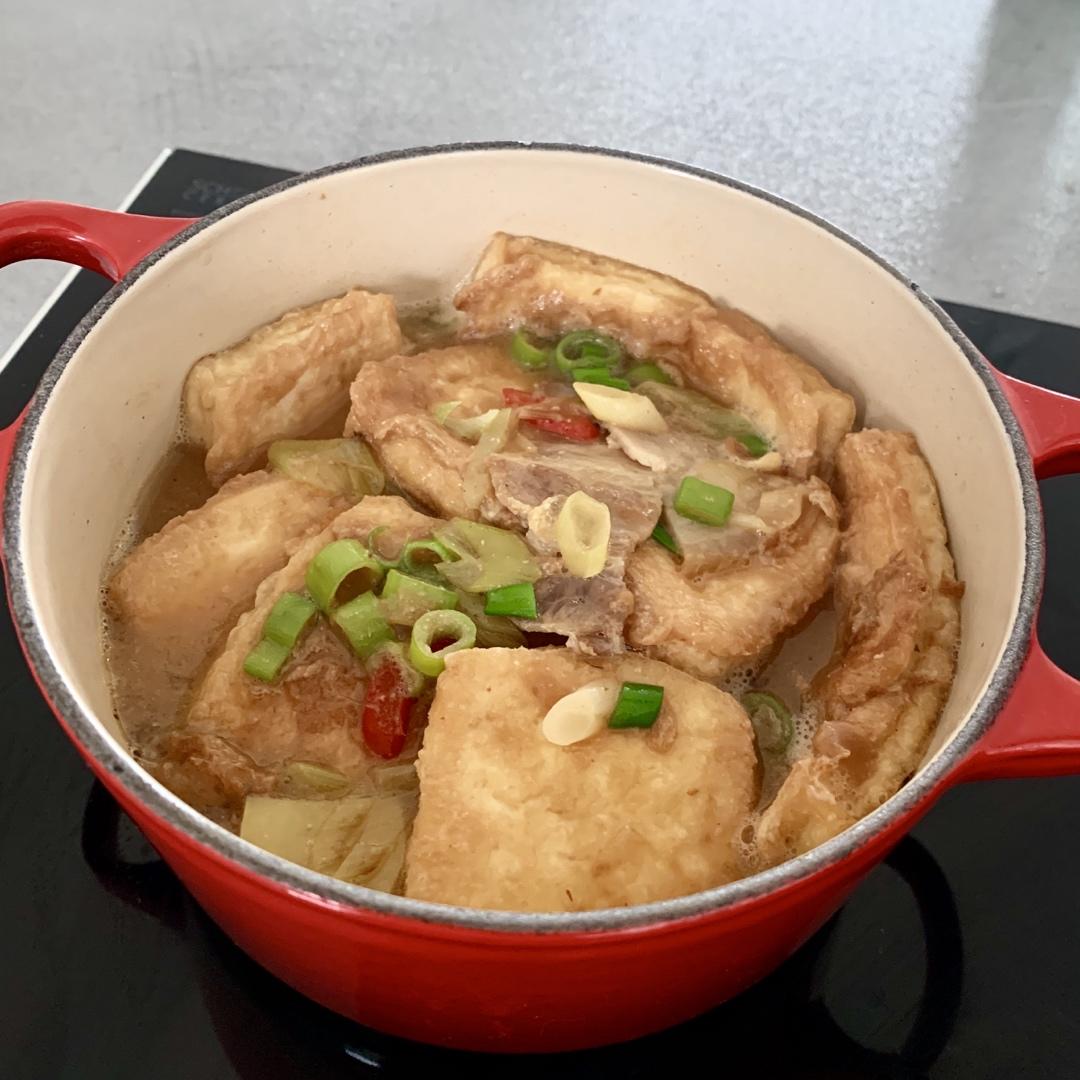 焖煎豆腐