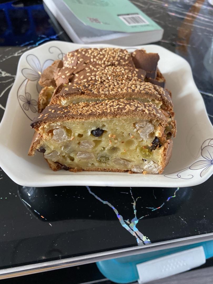 台湾小吃，红豆烤年糕！