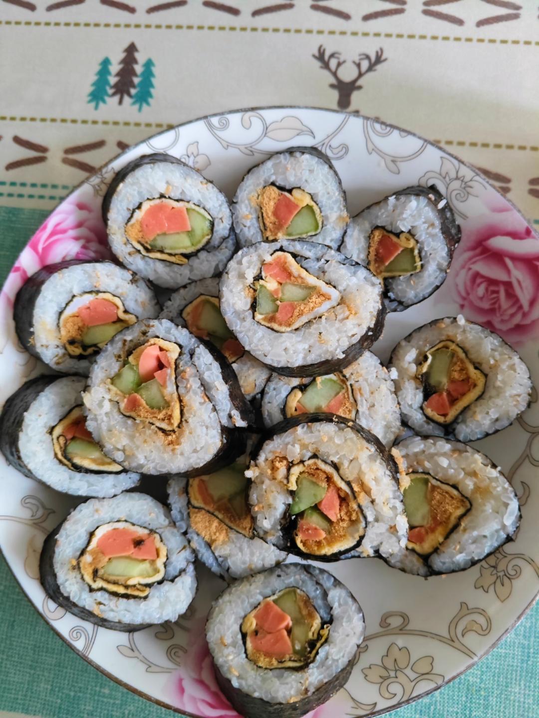 高颜值的紫菜包饭