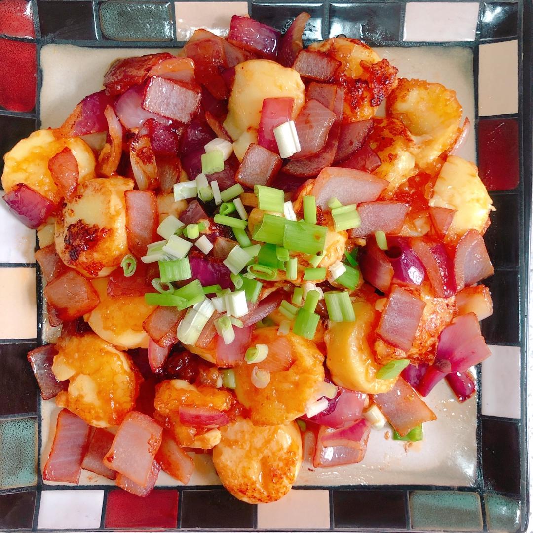 老人孩子都爱的——香煎日本豆腐