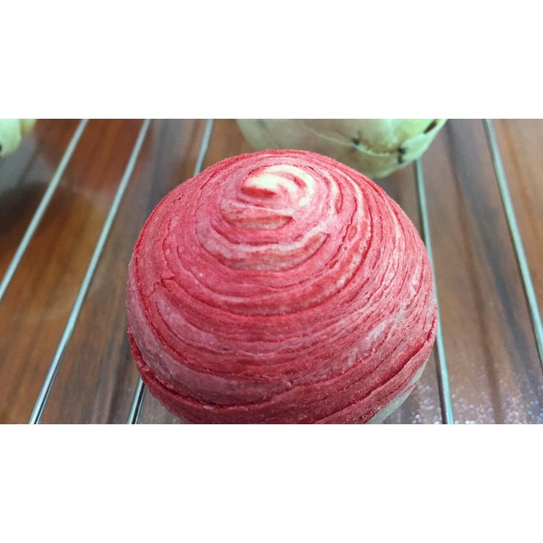 蛋黄酥~紫薯、抹茶、原味~花好月圆，中秋快乐~内附一次做六色蛋黄酥方法~