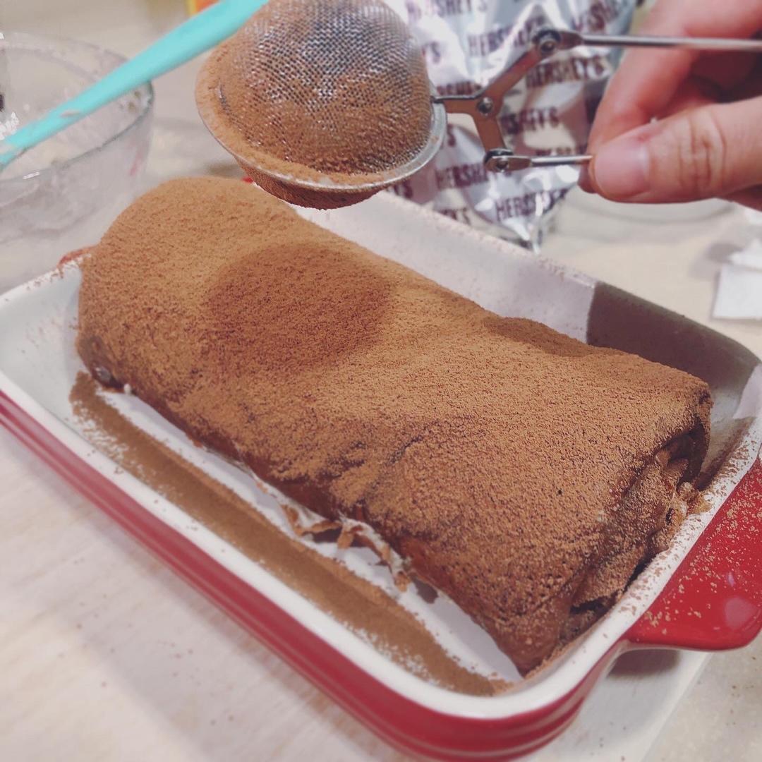 千层毛巾卷，原味、抹茶、巧克力三种口味