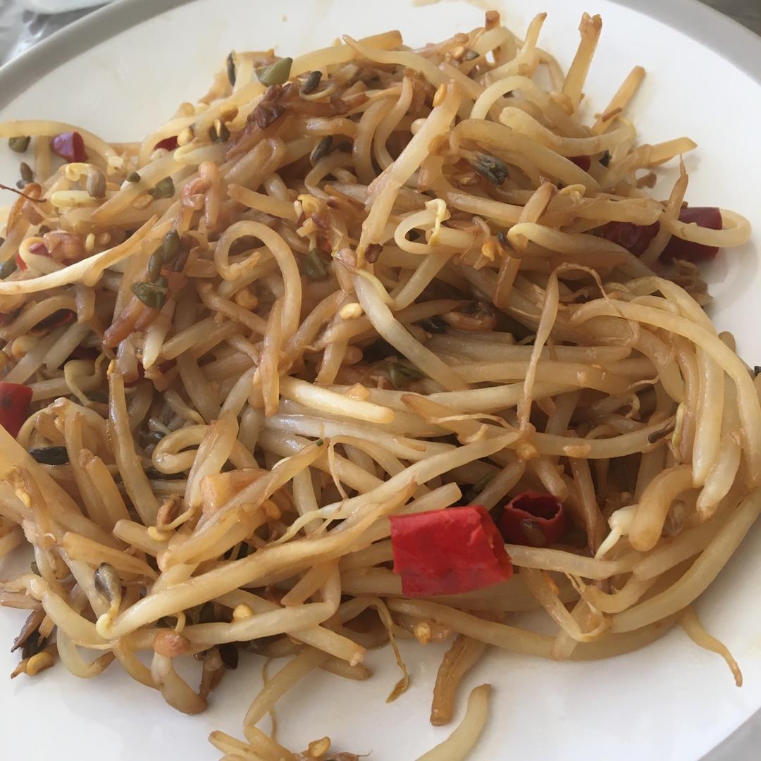 素炒豆芽