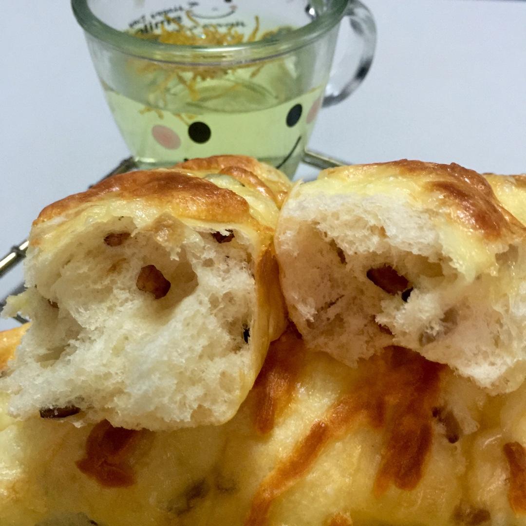 洋葱培根芝士包（中种法）