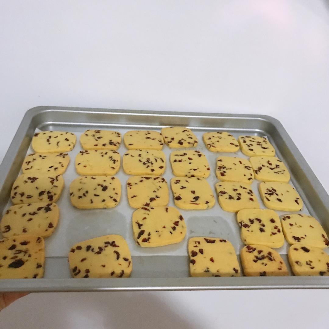 低糖少油版蔓越莓饼干