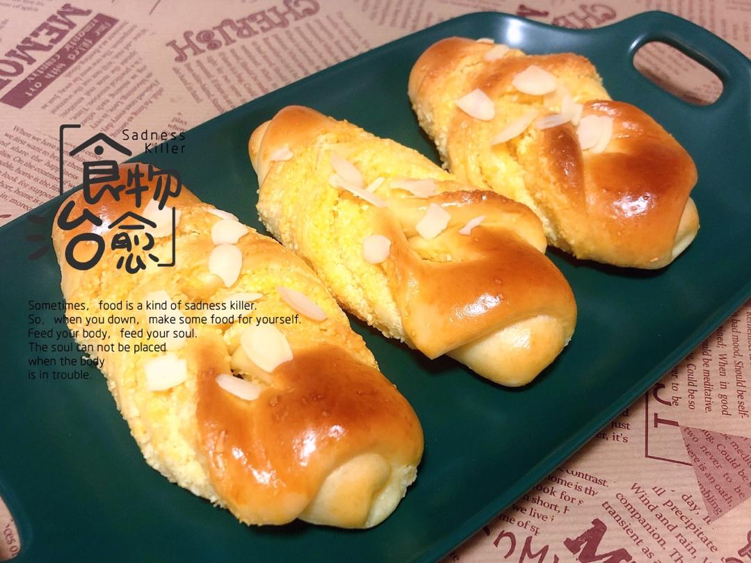 椰蓉酱面包（一次发酵，手残党福音）