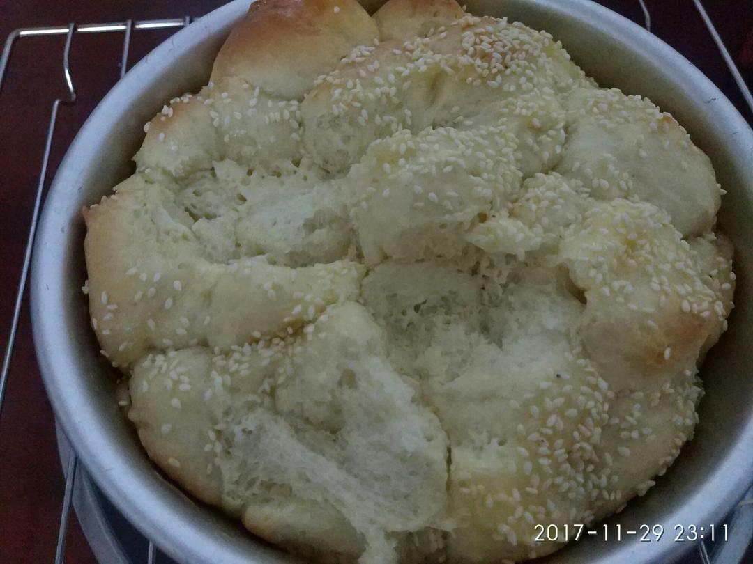 肉松手撕面包—超软会爆浆的面包哟