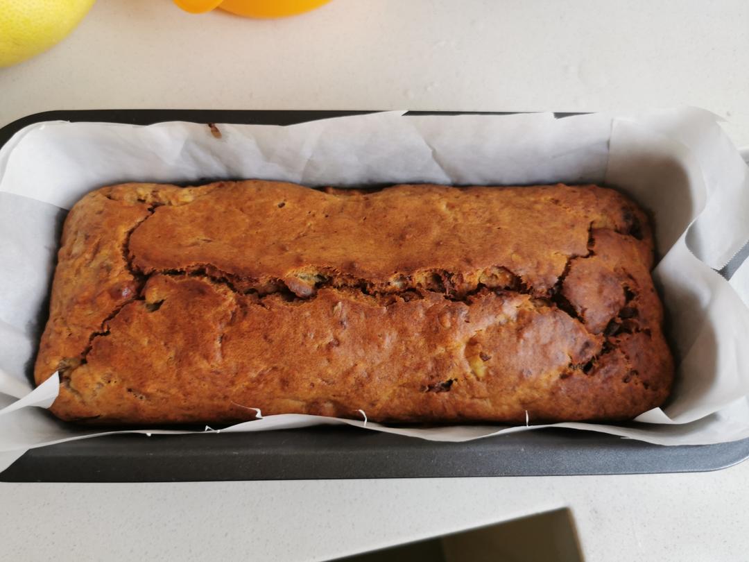 香蕉核桃蛋糕（低油少糖健康版）