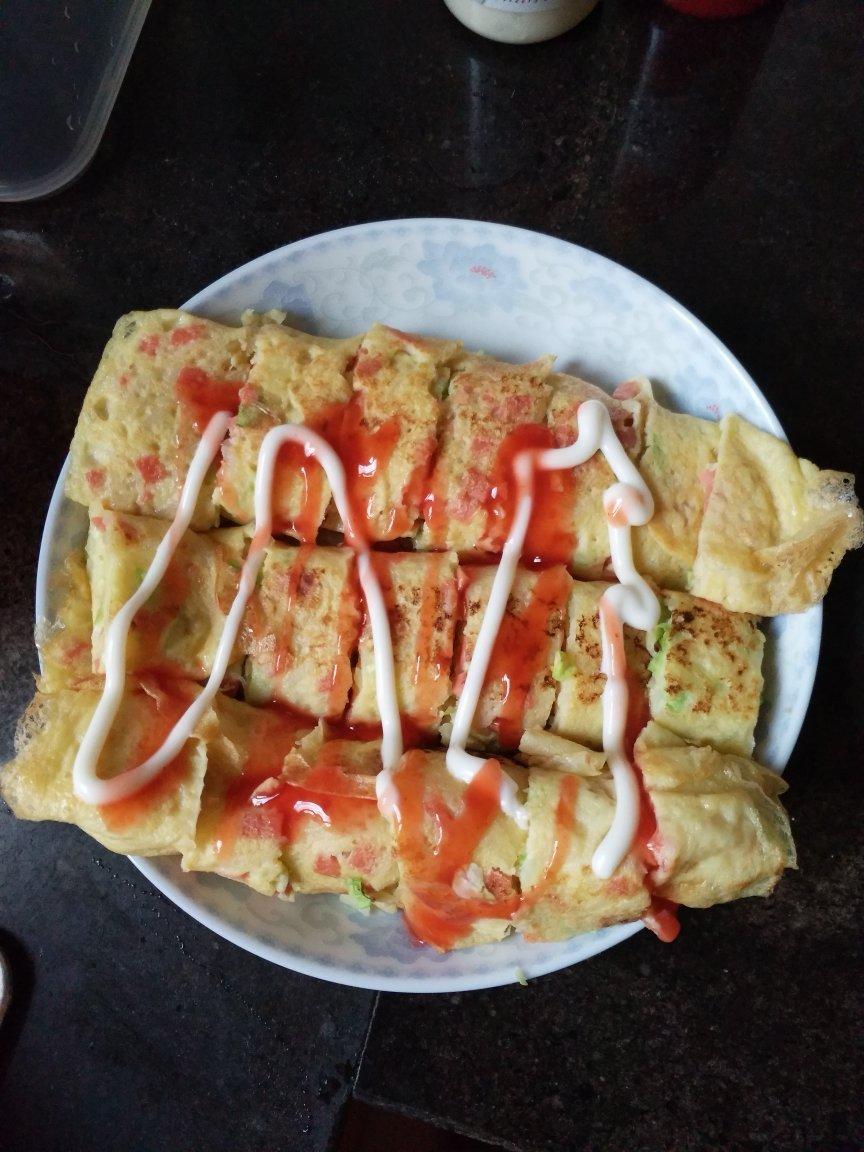 好吃好做的早餐鸡蛋卷