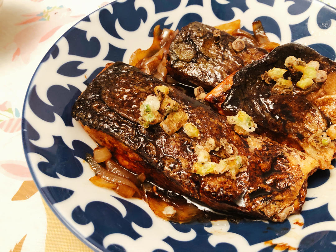 中式照烧三文鱼，即使全熟也好吃【喃猫料理日常】