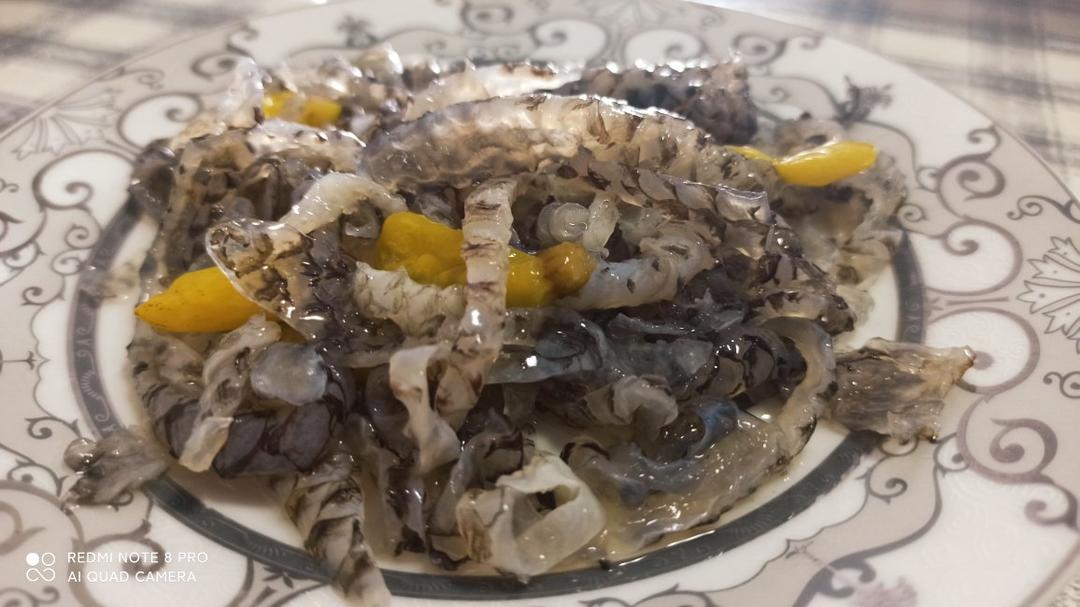 凉菜泡椒鱼皮