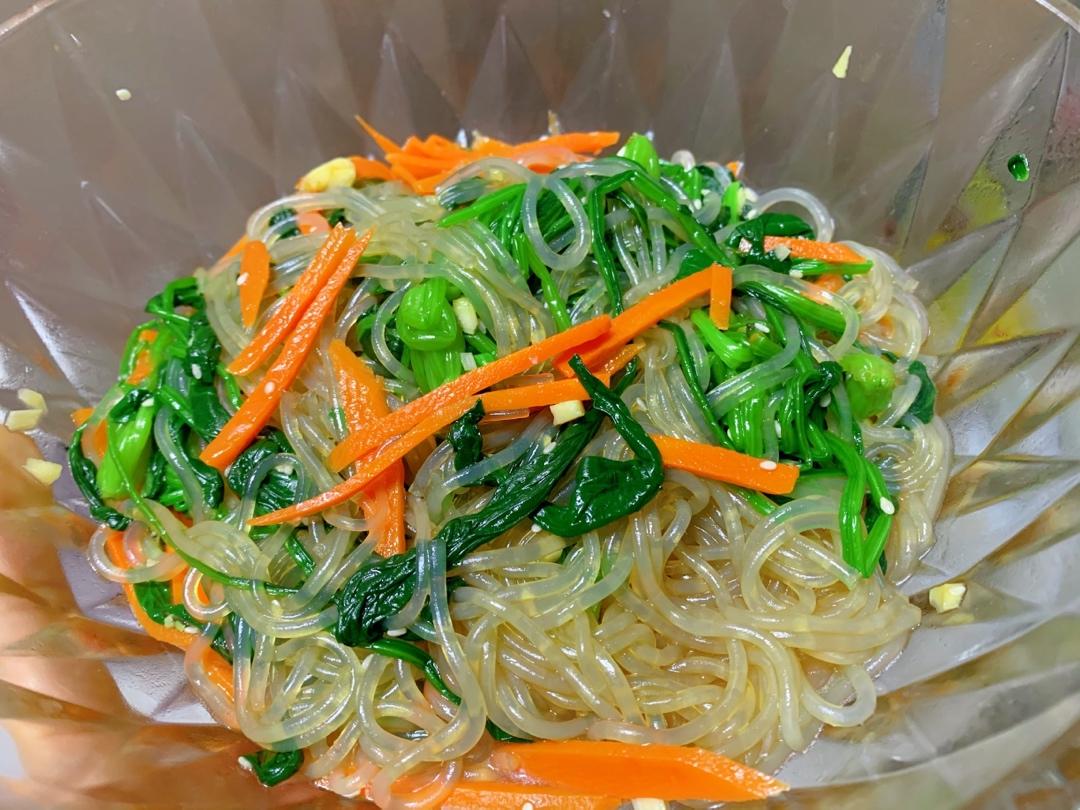 万能凉拌菜料汁（凉拌菠菜粉丝）