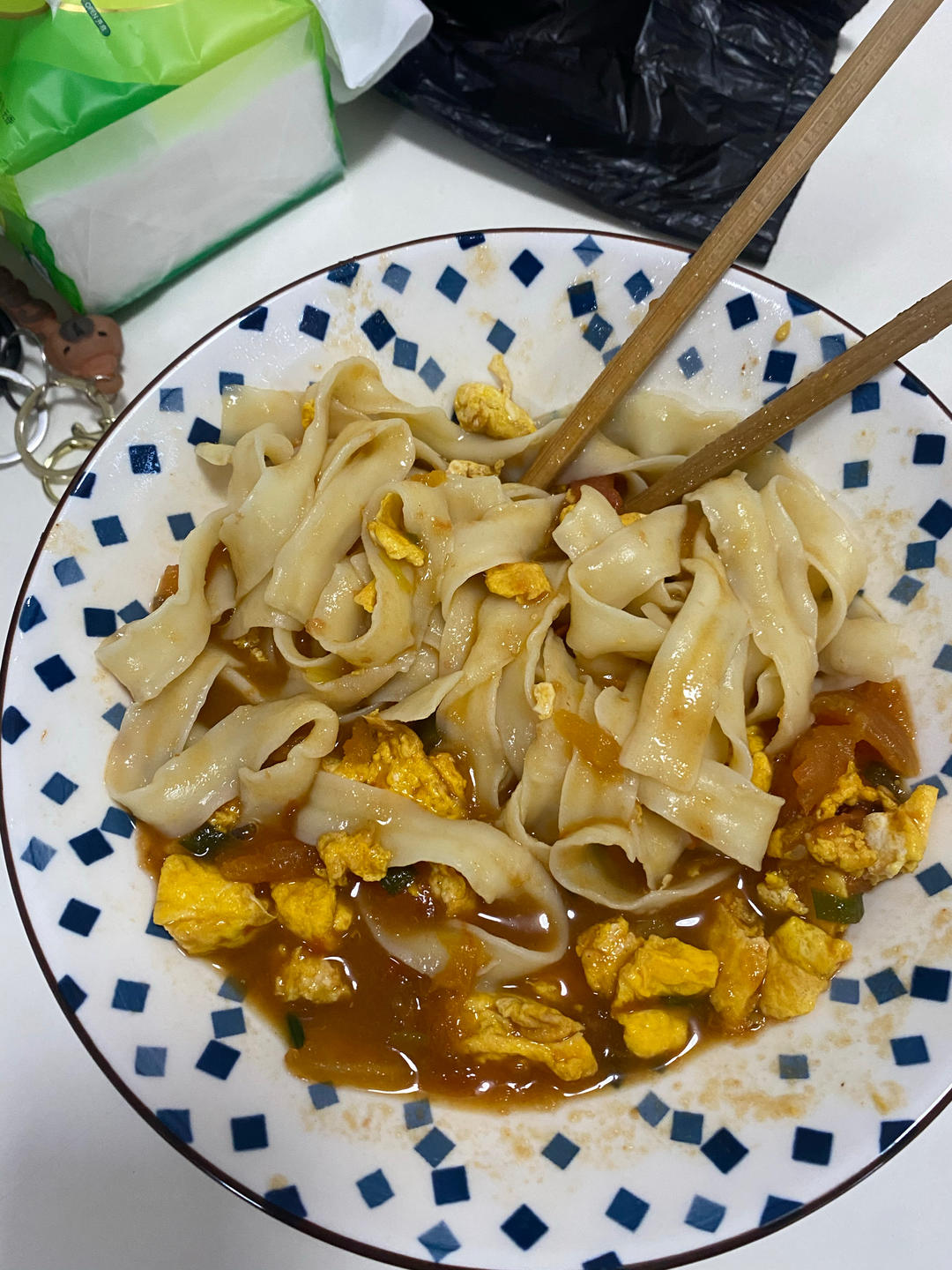 番茄鸡蛋打卤面