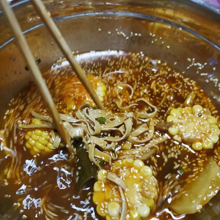 很好吃的冷锅串串