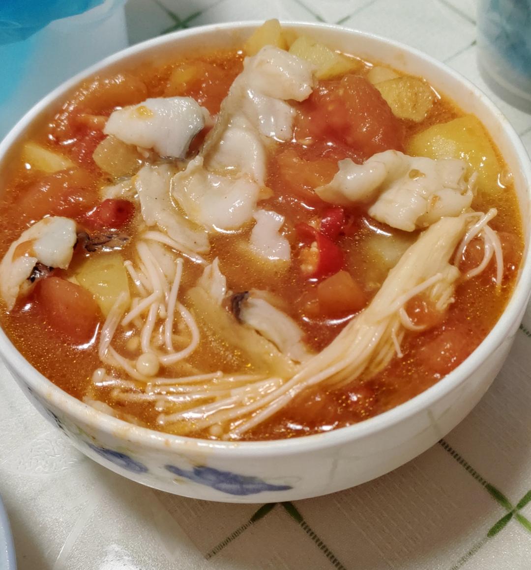 番茄鱼片